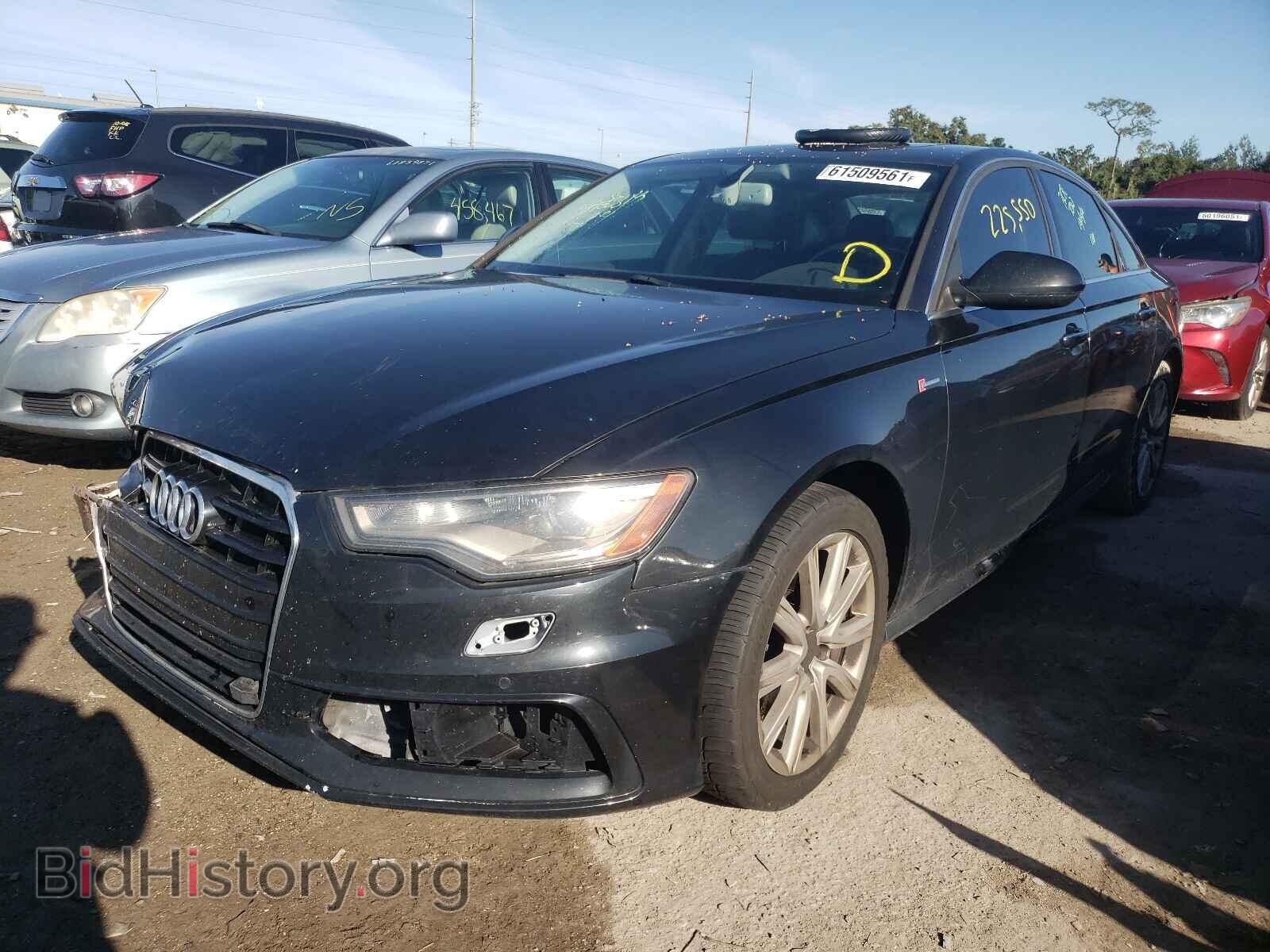 2012 AUDI A6 - VIN: WAUHGAFC7CN037251 - Фото 2
