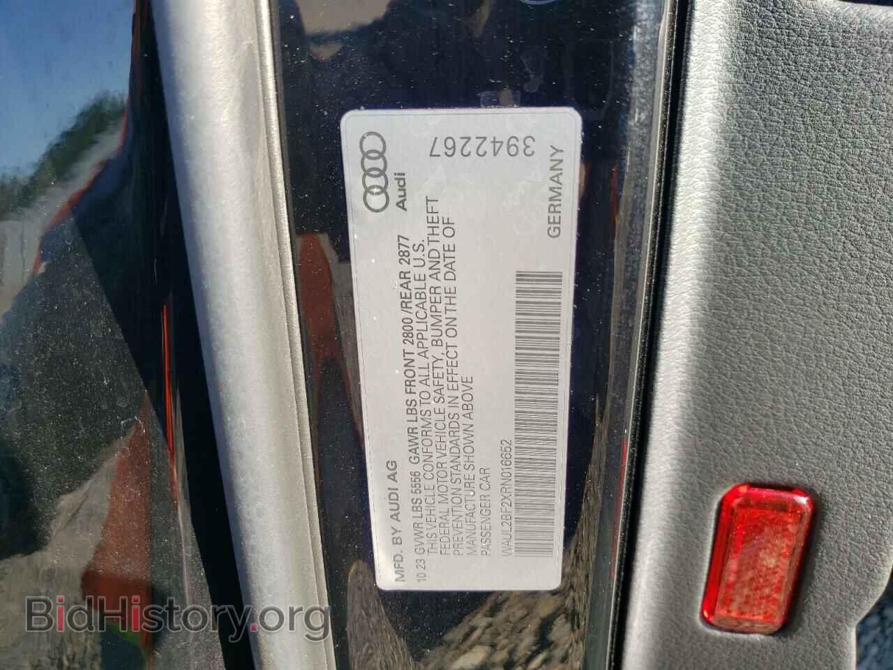 2024 AUDI A6 - VIN: WAUL2BF2XRN016652 - Фото 12