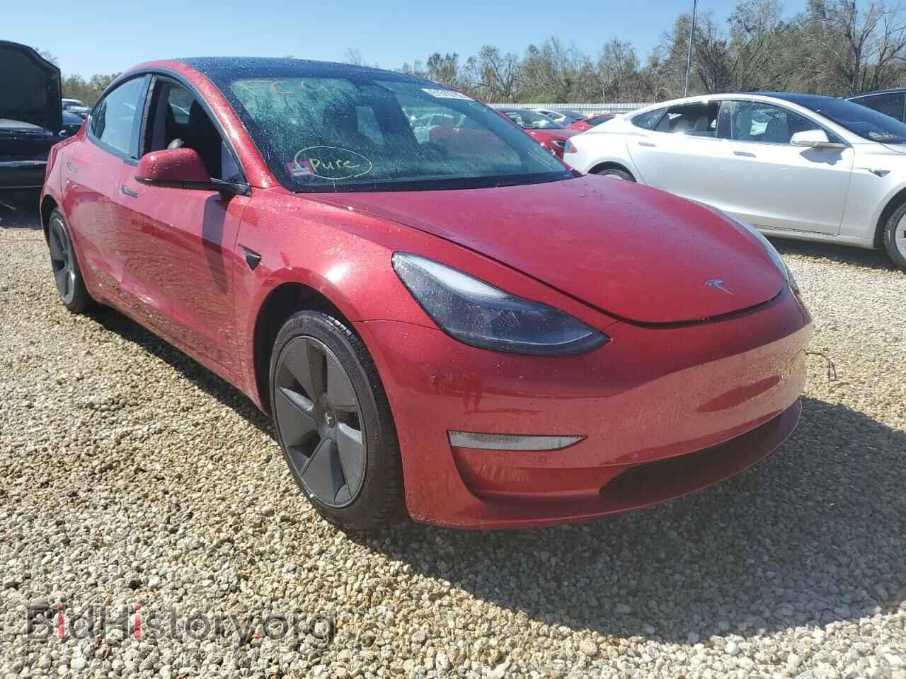 Photo 5YJ3E1EB2MF938488 - TESLA MODEL 3 2021