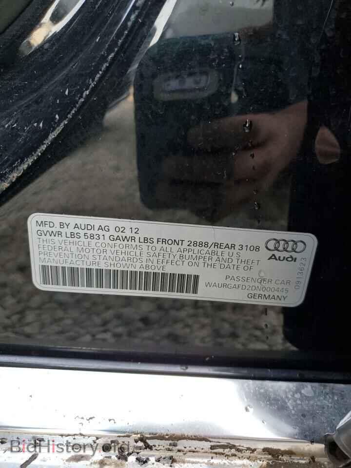 2013 AUDI A8 - VIN: WAURGAFD2DN000445 - Фото 10