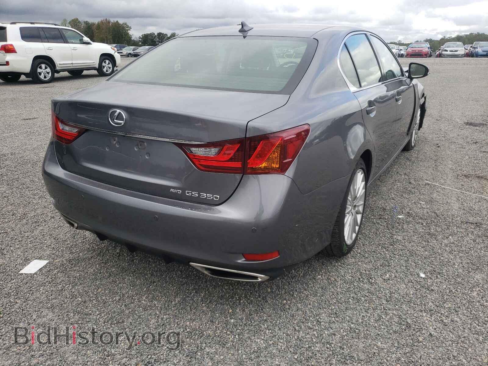 2013 LEXUS GS350 - VIN: JTHCE1BL5D5015094 - Фото 4