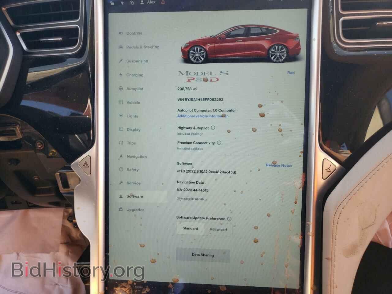 2015 TESLA MODEL S - VIN: 5YJSA1H45FF083292 - Photo 9