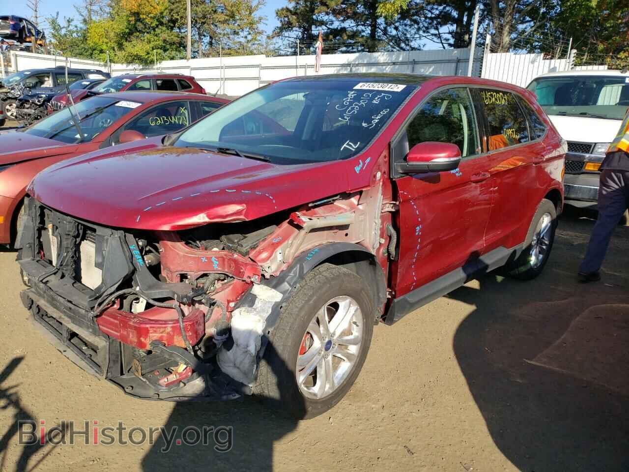 2015 FORD EDGE - VIN: 2FMTK4J84FBB57262 - Фото 2
