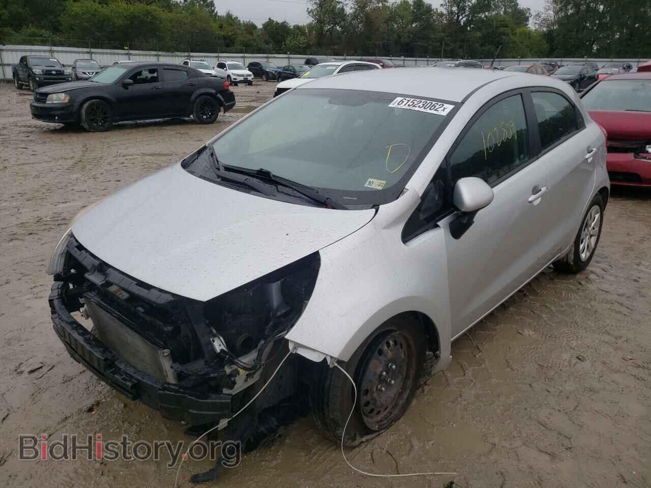 2012 KIA RIO - VIN: KNADM5A3XC6015471 - Фото 2