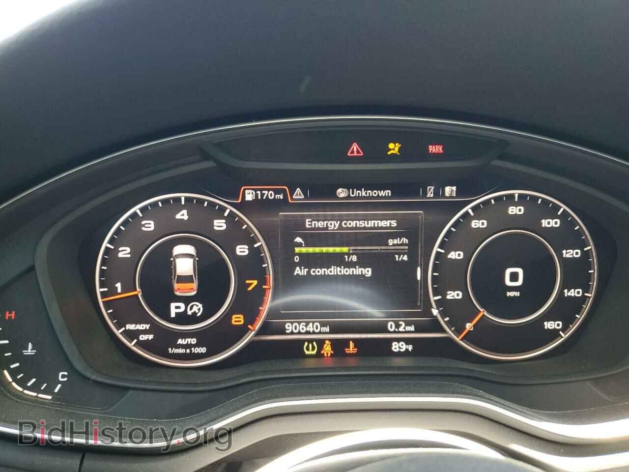 2017 AUDI A4 - VIN: WAUDNAF43HN054861 - Фото 9