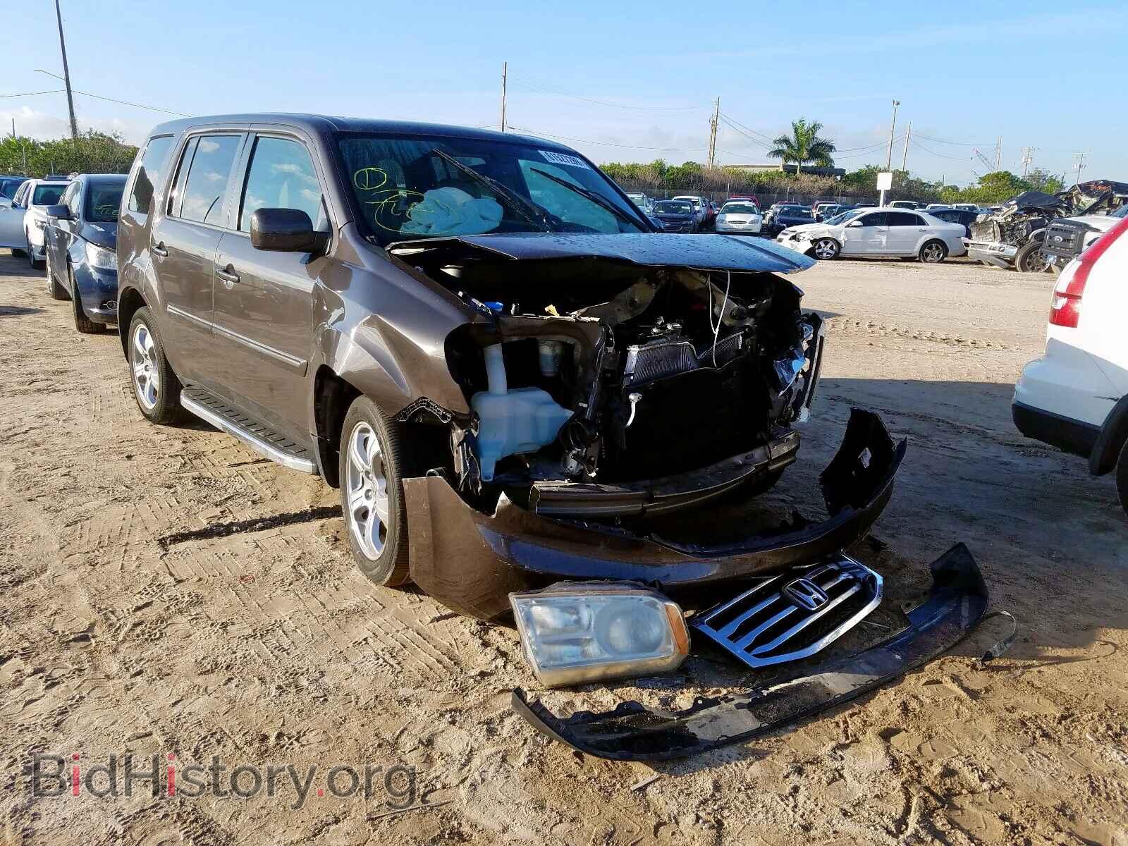 Photo 5FNYF3H54DB045100 - HONDA PILOT 2013