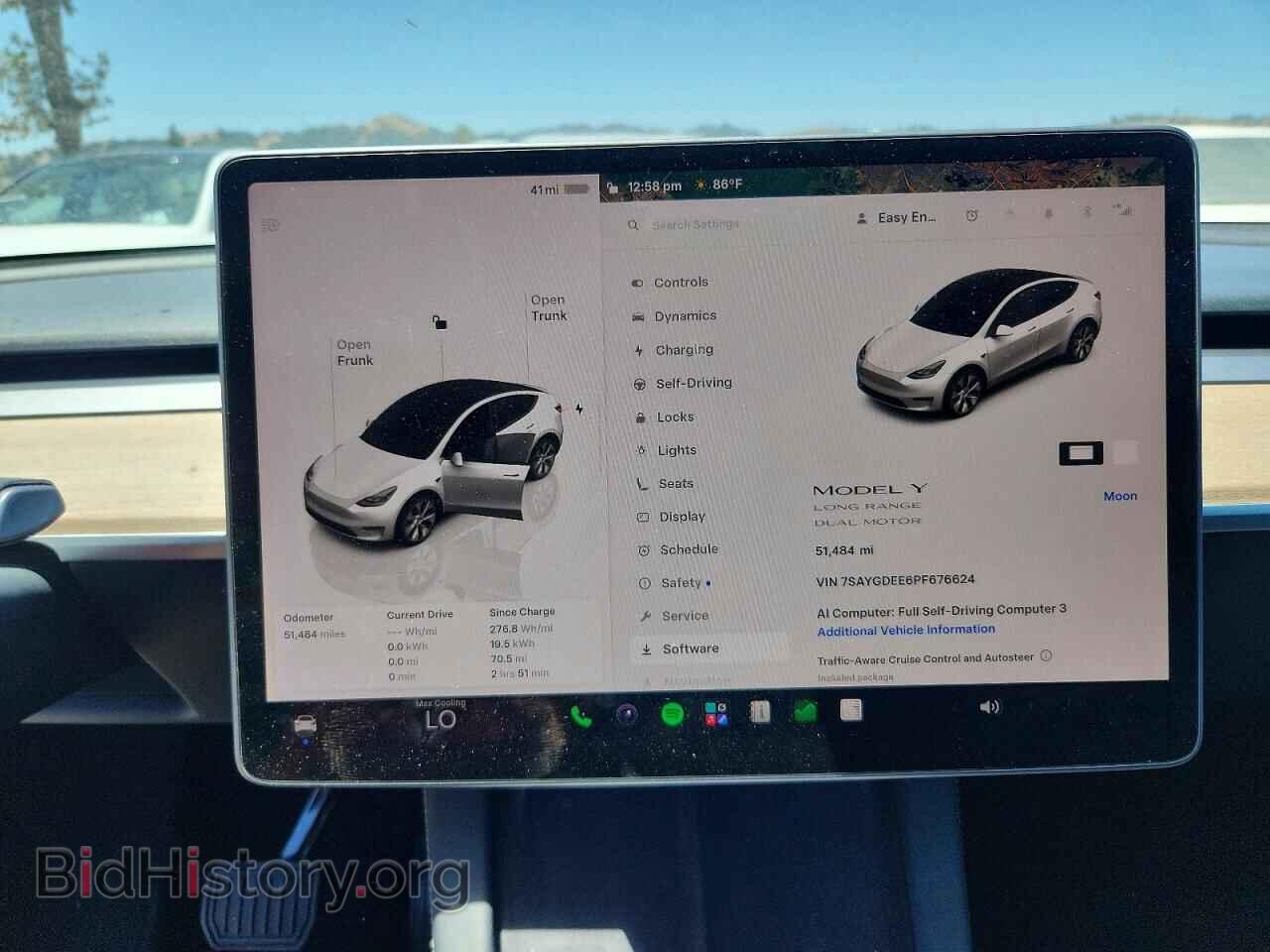 2023 TESLA MODEL Y - VIN: 7SAYGDEE6PF676624 - Photo 9