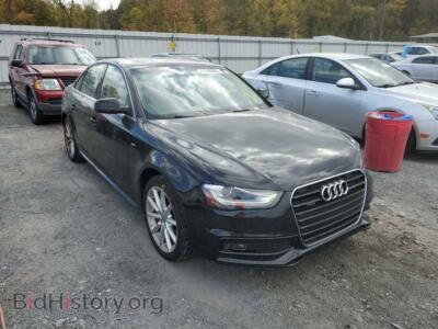 2015 Audi A4 A4 Premium, черный — VIN WAUFFAFLXFN044760, Copart