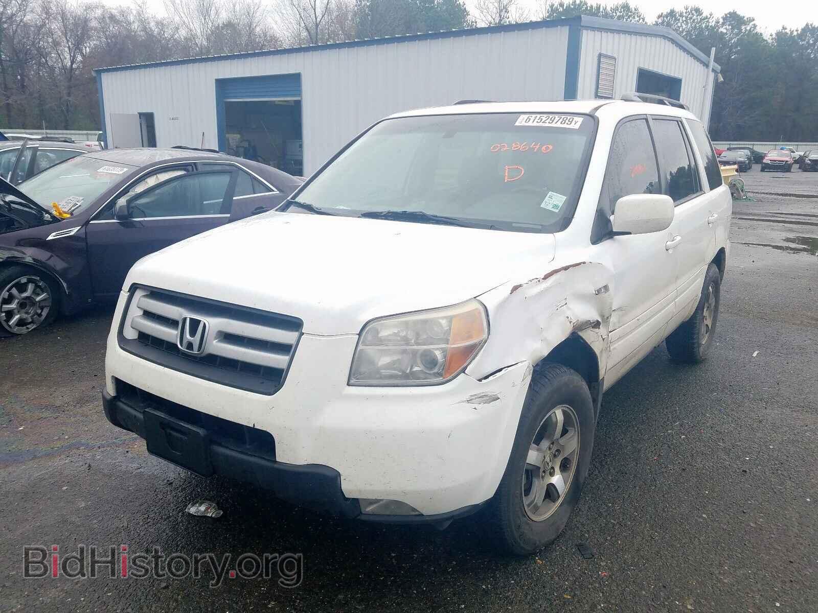 2006 HONDA PILOT - VIN: 5FNYF285X6B028640 - Фото 2