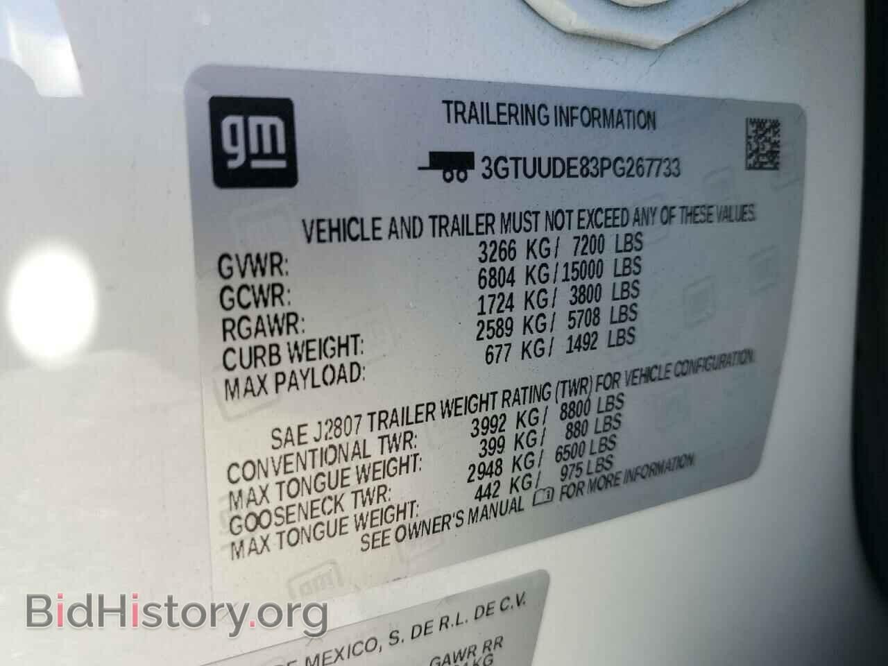 2023 GMC SIERRA - VIN: 3GTUUDE83PG267733 - Фото 13
