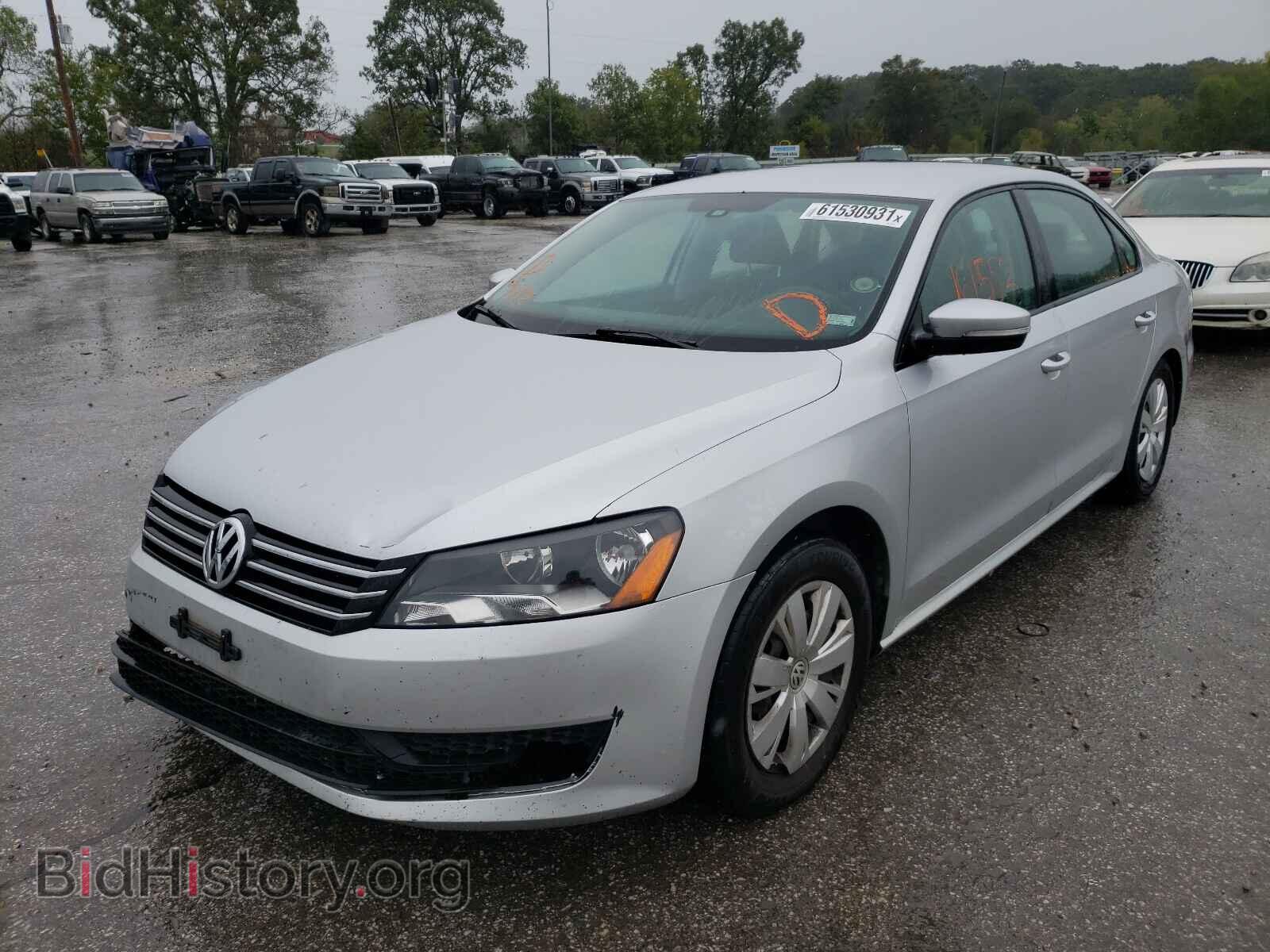 2013 VOLKSWAGEN PASSAT - VIN: 1VWAP7A38DC095443 - Фото 2