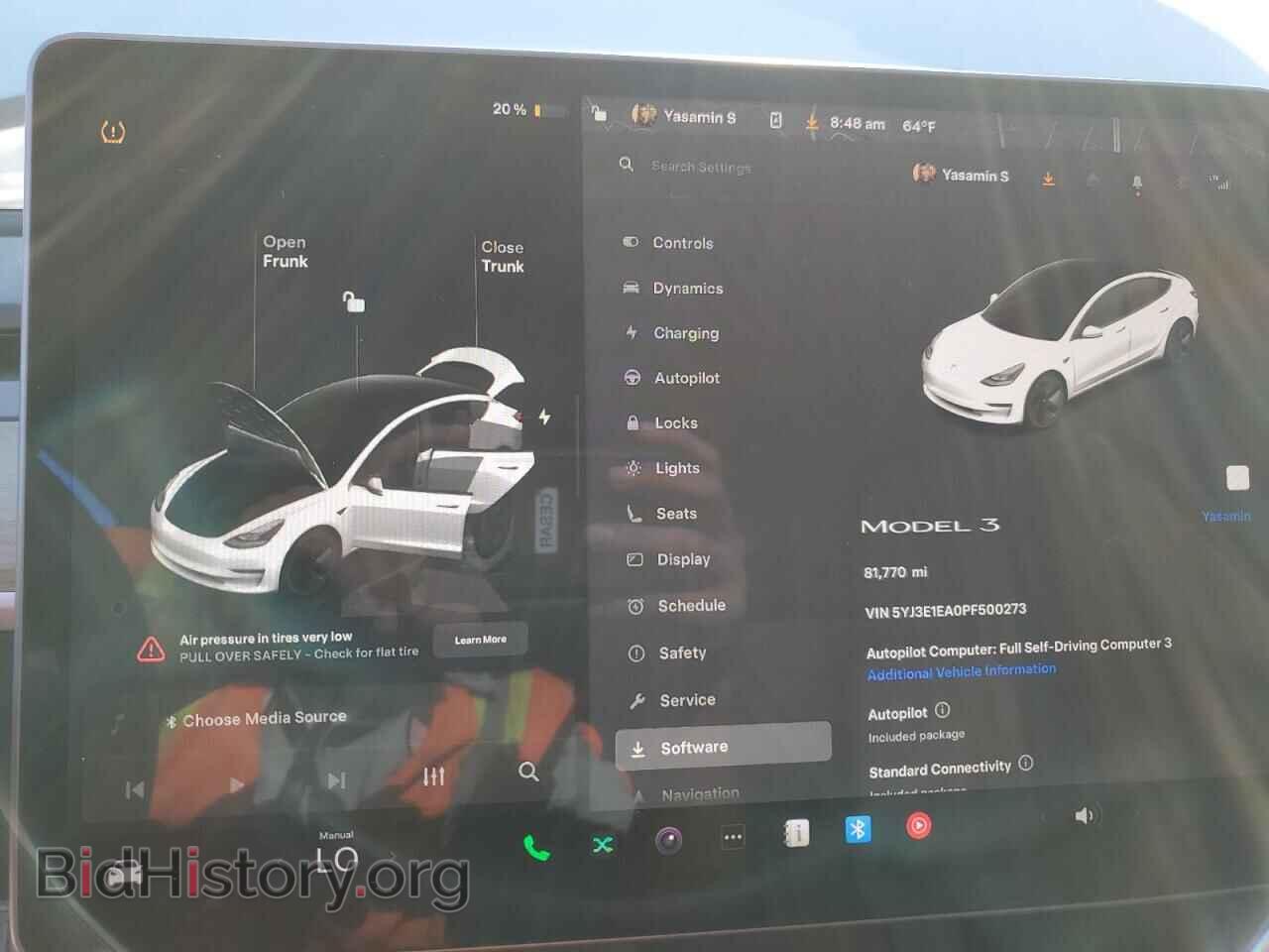 2023 TESLA MODEL 3 - VIN: 5YJ3E1EA0PF500273 - Фото 9