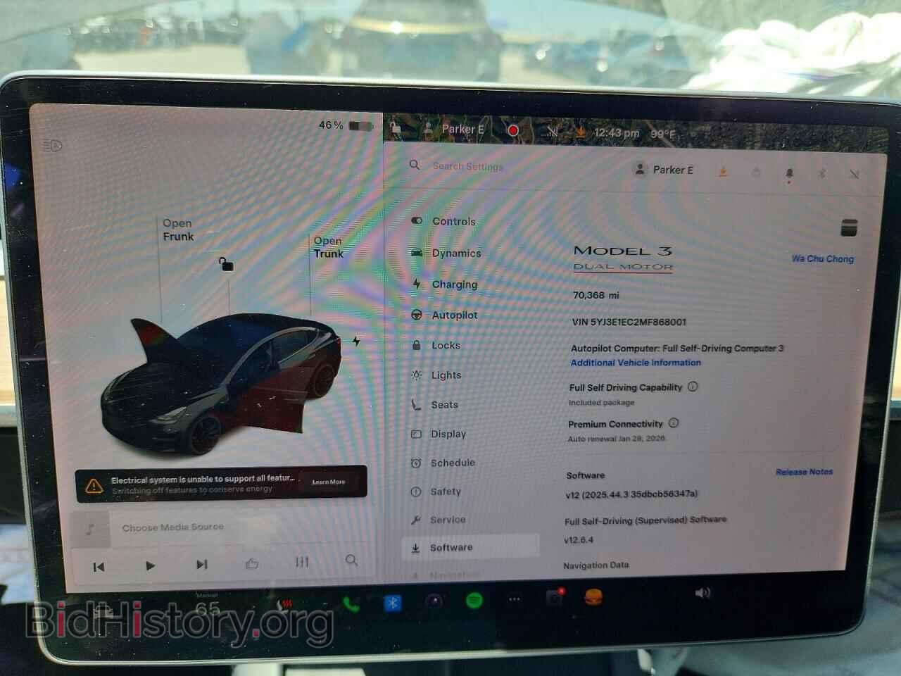 2021 TESLA MODEL 3 - VIN: 5YJ3E1EC2MF868001 - Photo 9