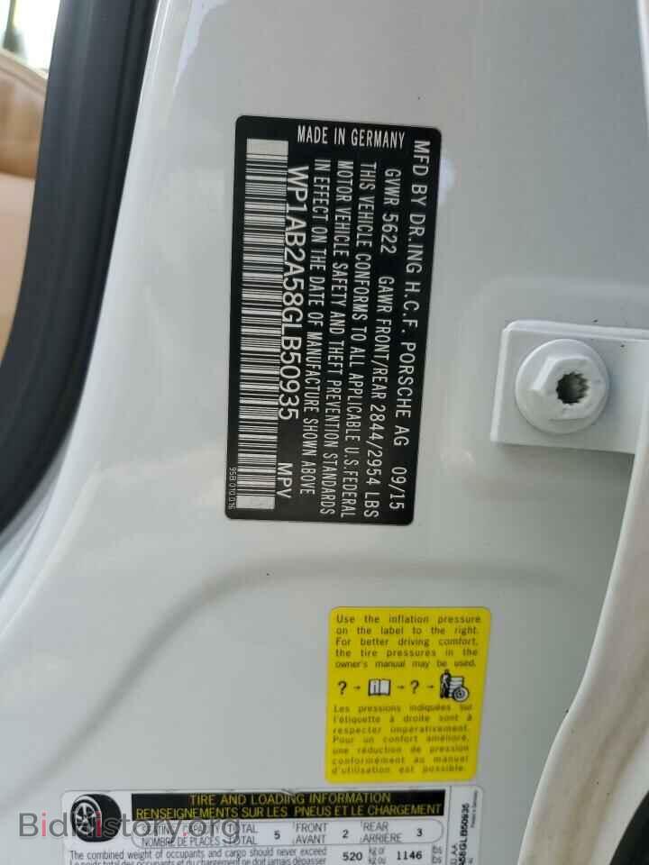 2016 PORSCHE MACAN - VIN: WP1AB2A58GLB50935 - Фото 10