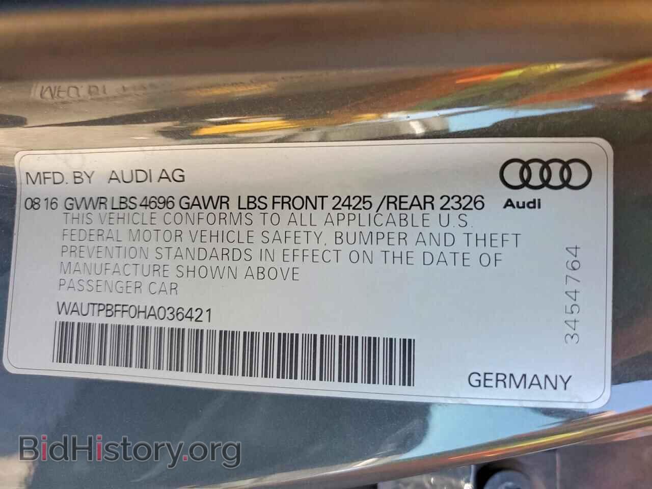 2017 AUDI A3 - VIN: WAUTPBFF0HA036421 - Photo 12