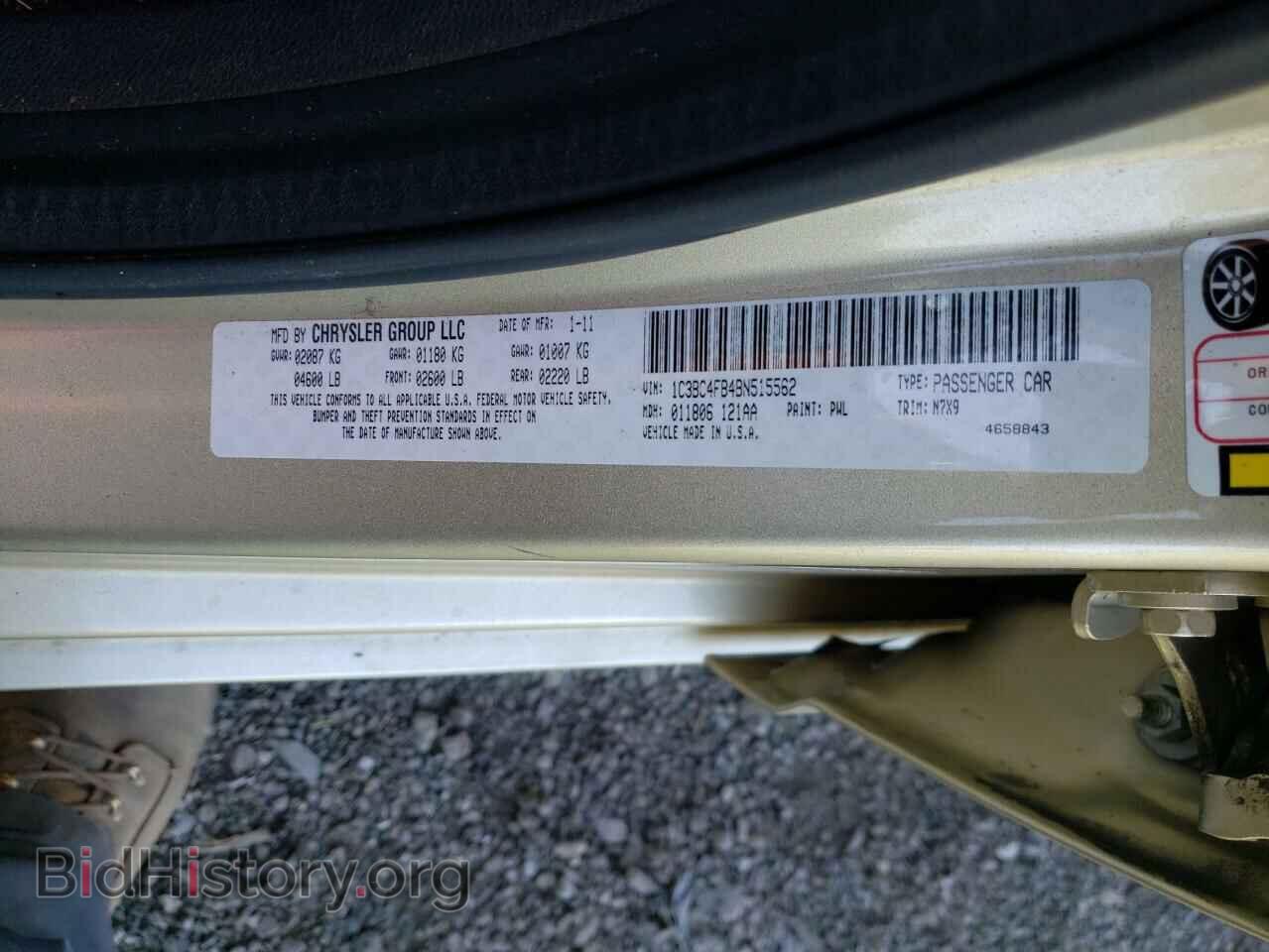 2011 CHRYSLER 200 - VIN: 1C3BC4FB4BN515562 - Photo 10