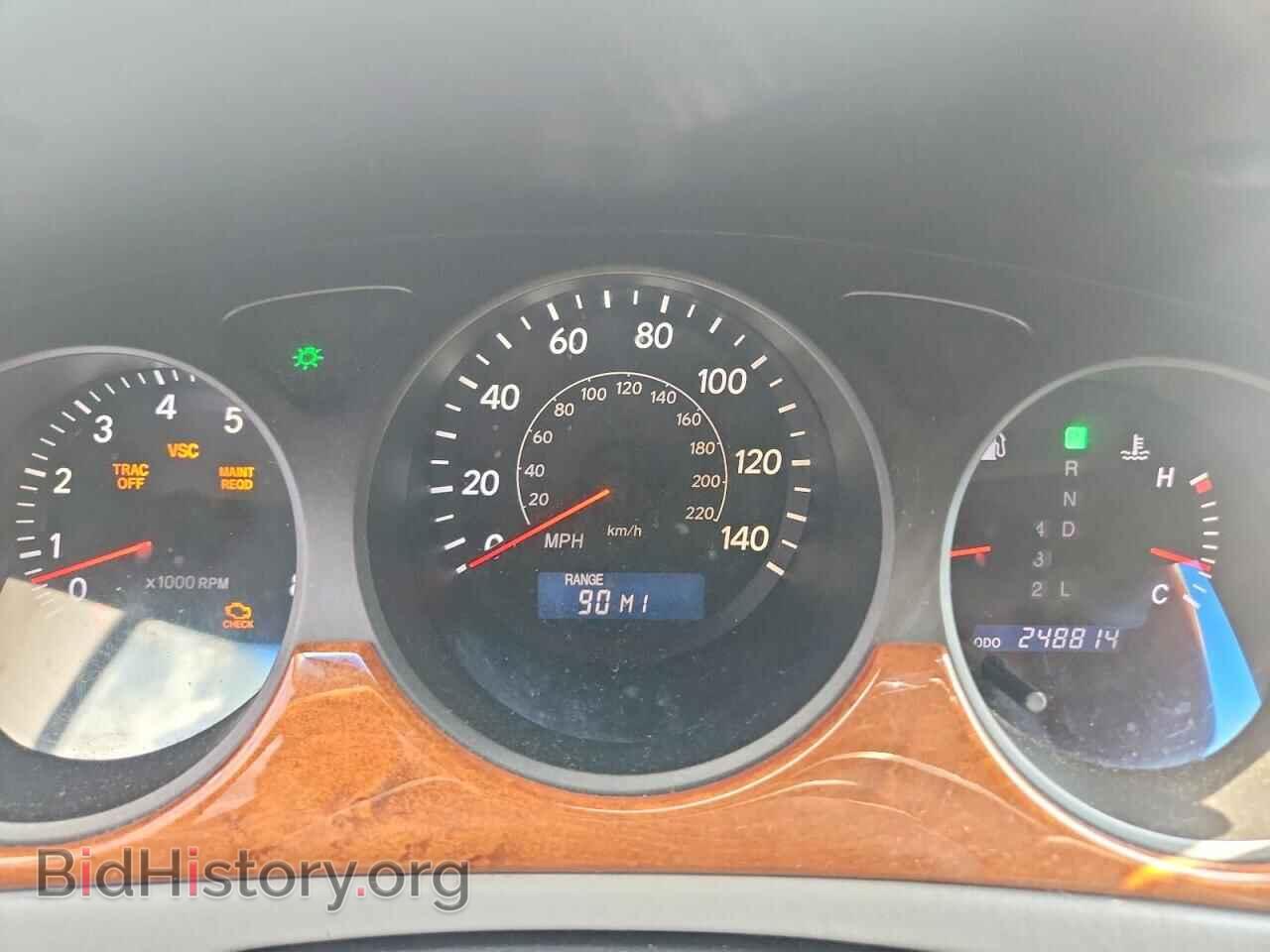 2005 LEXUS ES330 - VIN: JTHBA30G855070777 - Фото 9