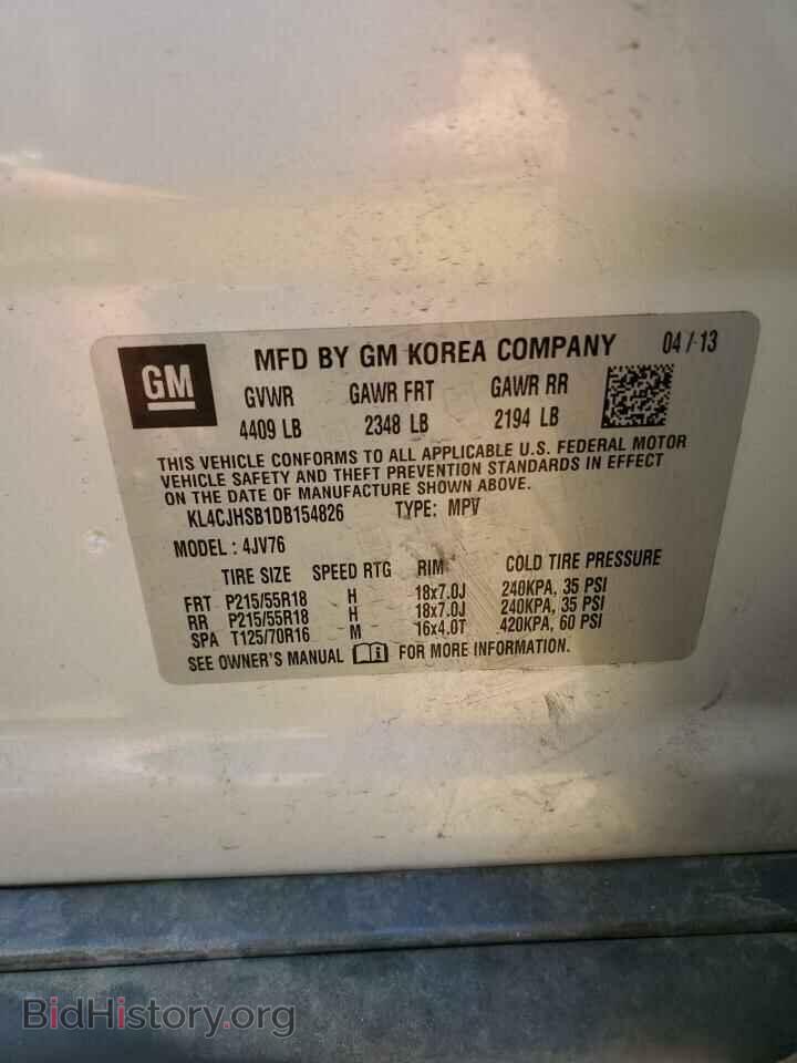 2013 BUICK ENCORE - VIN: KL4CJHSB1DB154826 - Photo 13