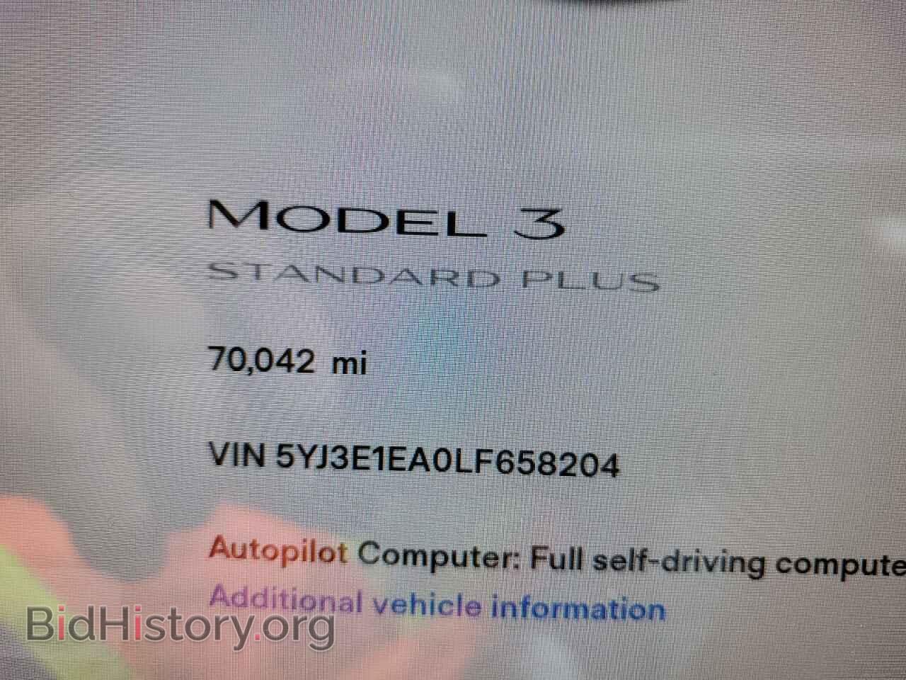 2020 TESLA MODEL 3 - VIN: 5YJ3E1EA0LF658204 - Фото 8