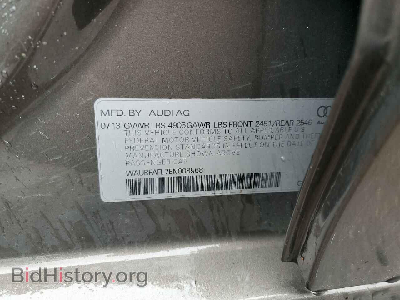 2014 AUDI A4 - VIN: WAUBFAFL7EN008568 - Photo 13