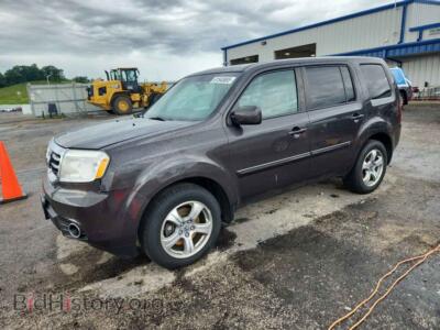 2013 Honda PILOT EXL, charcoal — VIN 5FNYF4H50DB080934, Copart