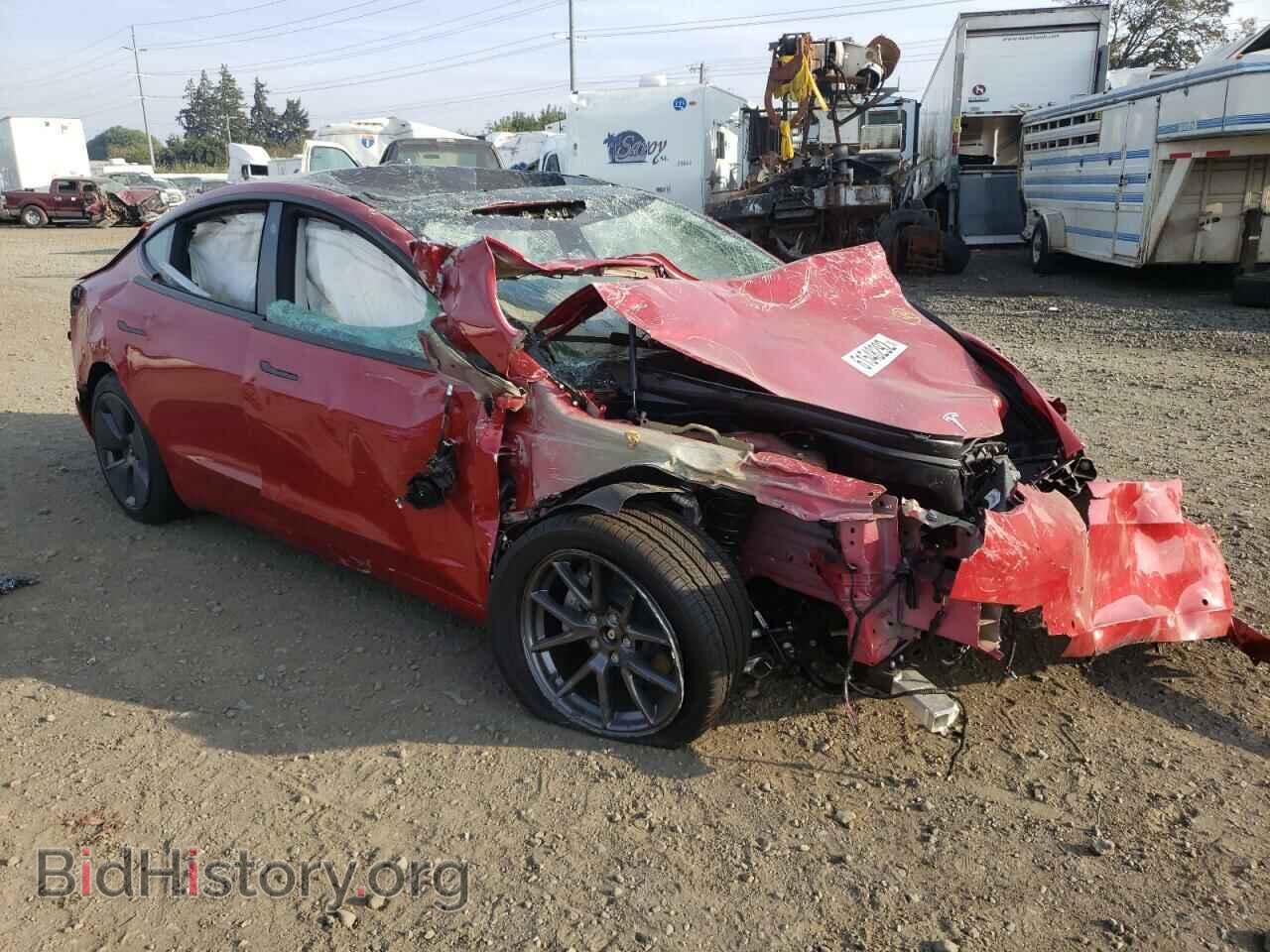 Фотография 5YJ3E1EB2NF345490 - TESLA MODEL 3 2022