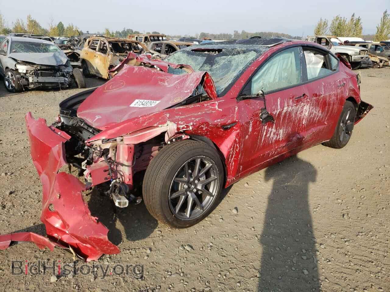 2022 TESLA MODEL 3 - VIN: 5YJ3E1EB2NF345490 - Фото 2