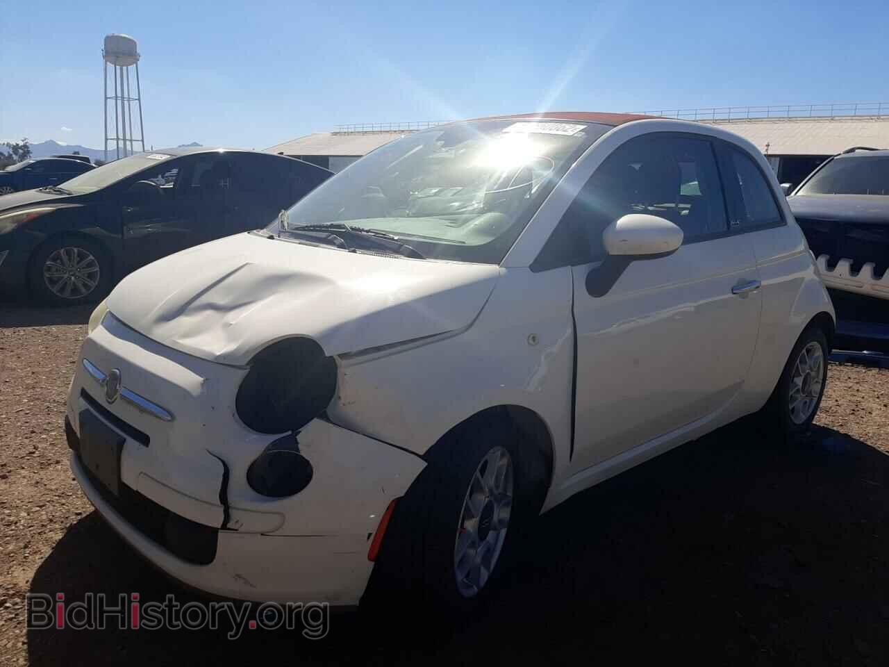 2012 FIAT 500 - VIN: 3C3CFFDR7CT108733 - Фото 2