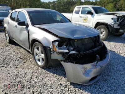 2013 Dodge AVENGER Avenger SE, серый — VIN 1C3CDZAB4DN679726, Copart