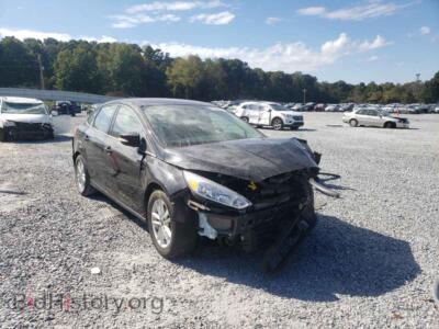 2016 Ford FOCUS Focus SE, black — VIN 1FADP3F29GL371101, Copart
