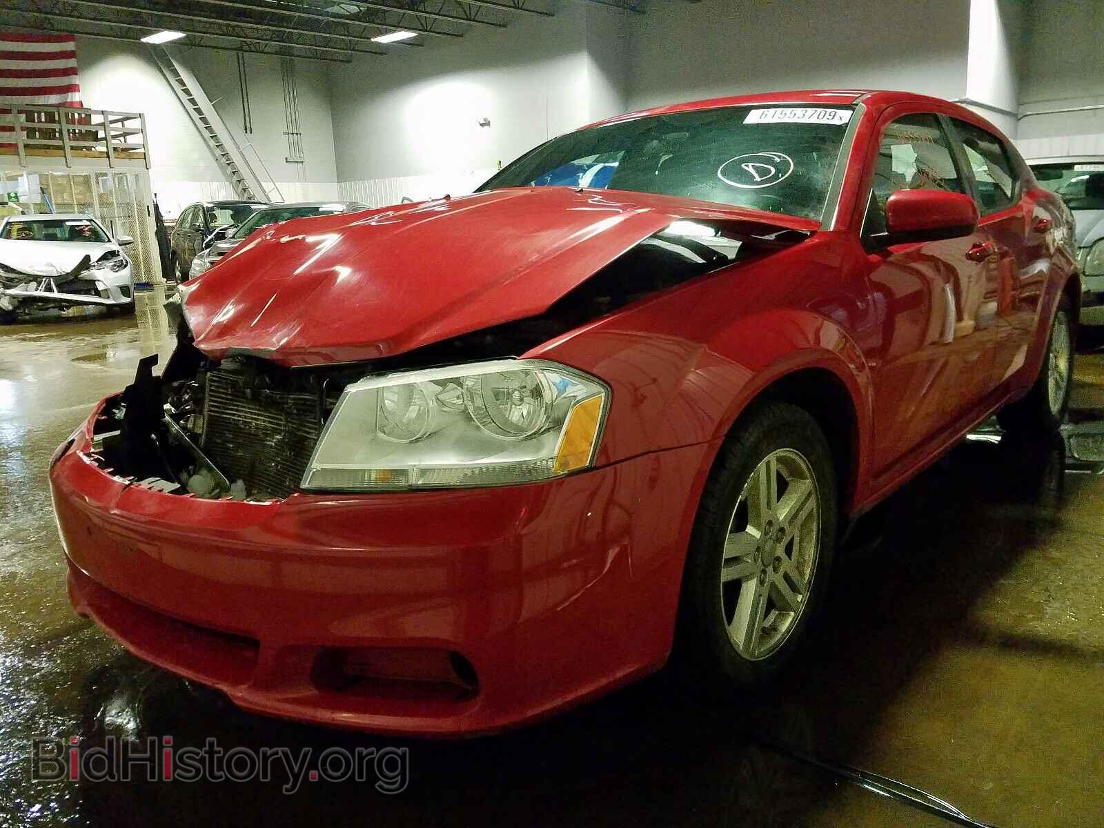 2012 DODGE AVENGER - VIN: 1C3CDZCB3CN112175 - Фото 2