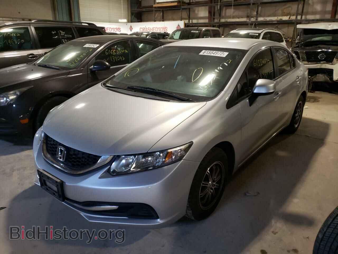 2013 HONDA CIVIC - VIN: 2HGFB2F57DH598920 - Фото 2
