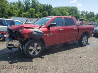 2013 RAM 1500 SLT, burgundy — VIN 1C6RR7LT1DS673103, Copart
