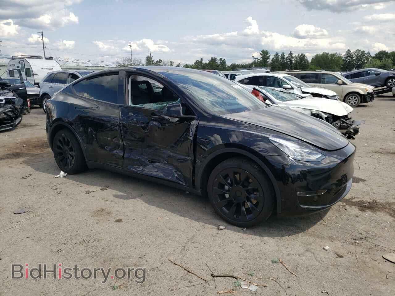 2022 TESLA MODEL Y - VIN: 7SAYGDEE7NA008888 - Фото 4