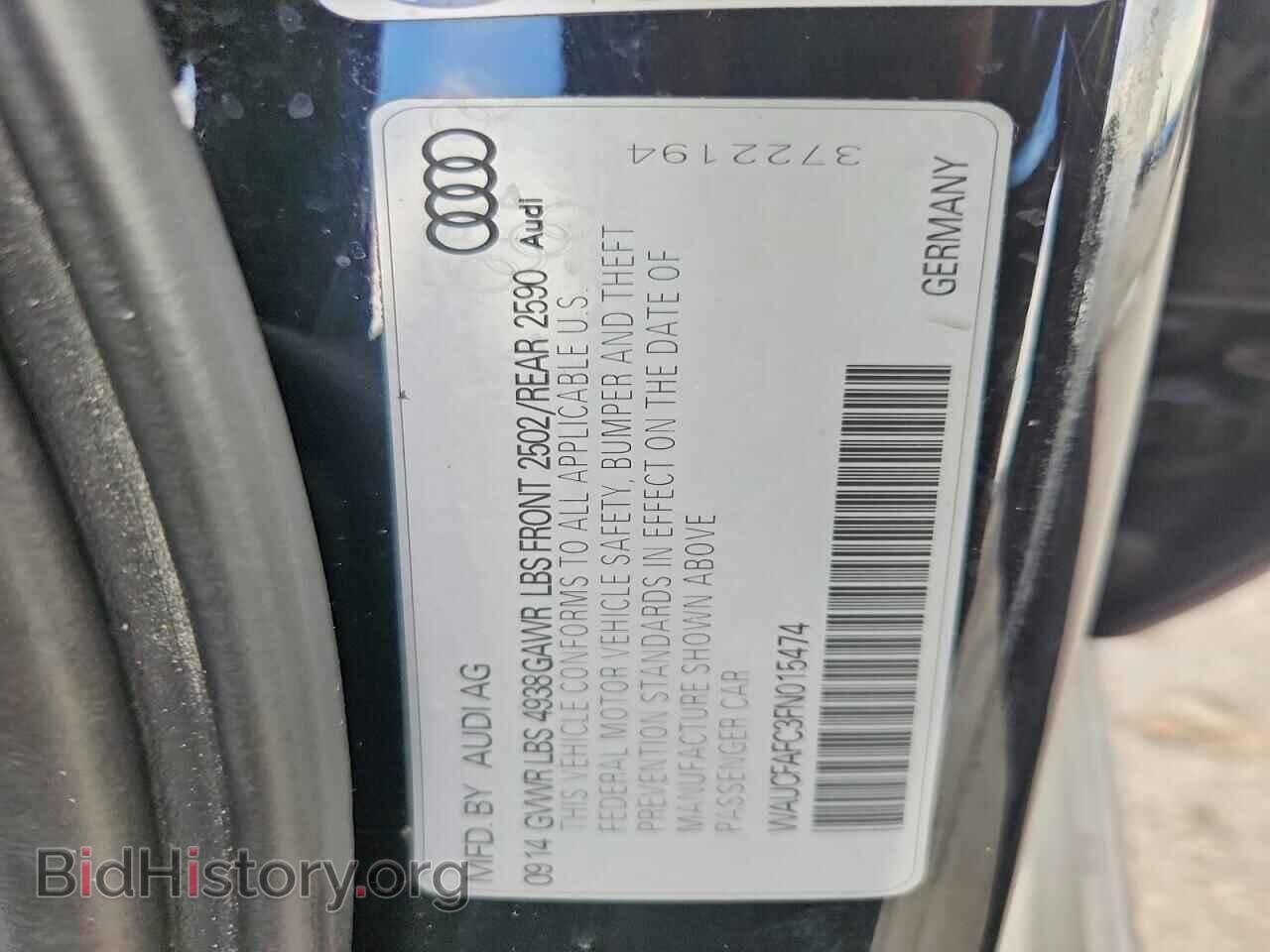2015 AUDI A6 - VIN: WAUCFAFC3FN015474 - Photo 13