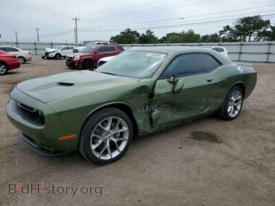 2023 Dodge CHALLENGER, green — VIN 2C3CDZAG2PH567743, Copart