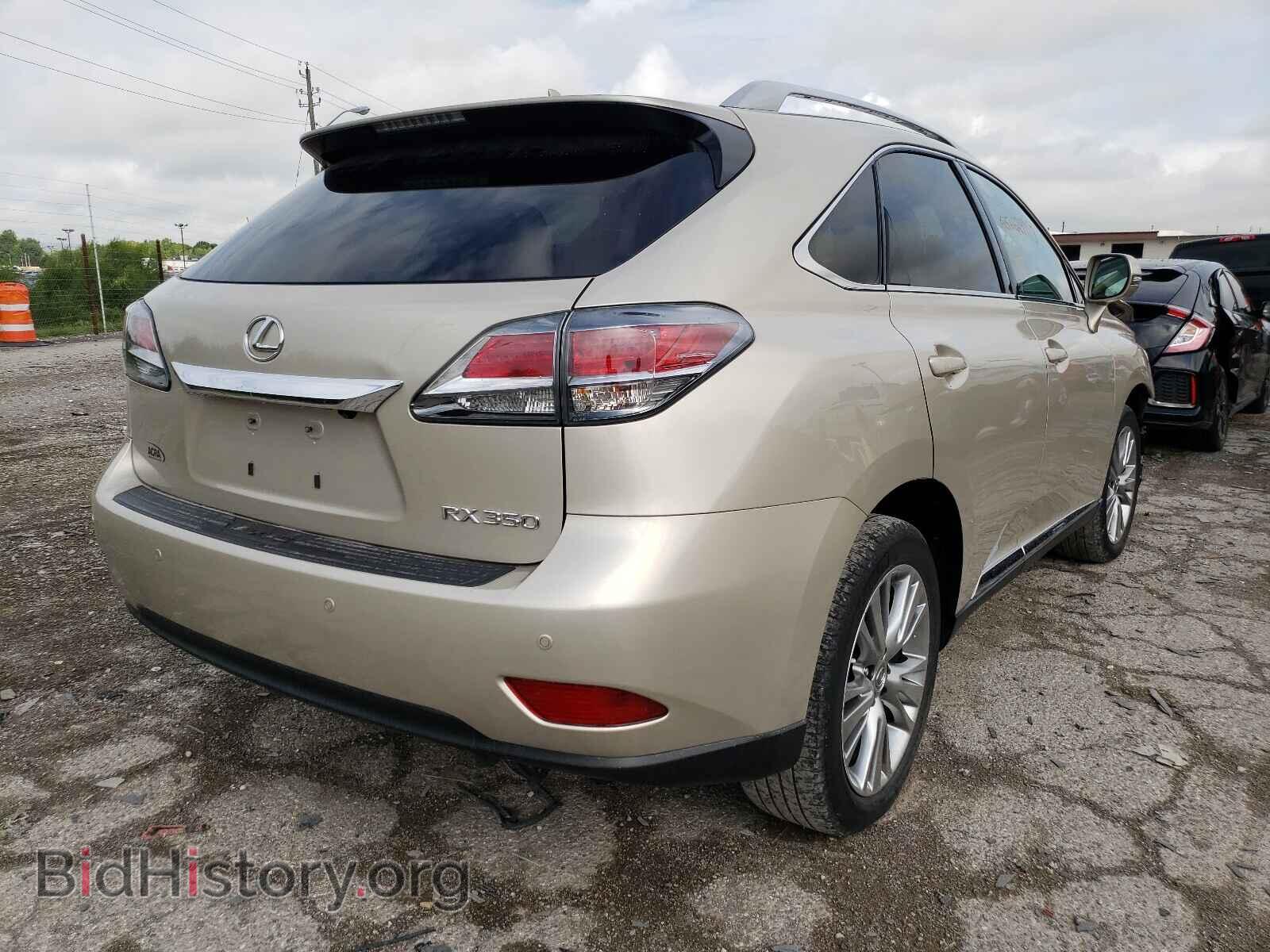 2013 LEXUS RX350 - VIN: 2T2BK1BAXDC181808 - Фото 4