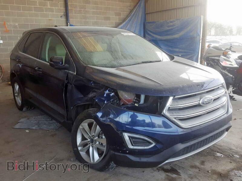 2016 Ford EDGE Edge SEL (VIN 2FMPK3J89GBB91761) — photo 1 of 10, Copart, damage: front end