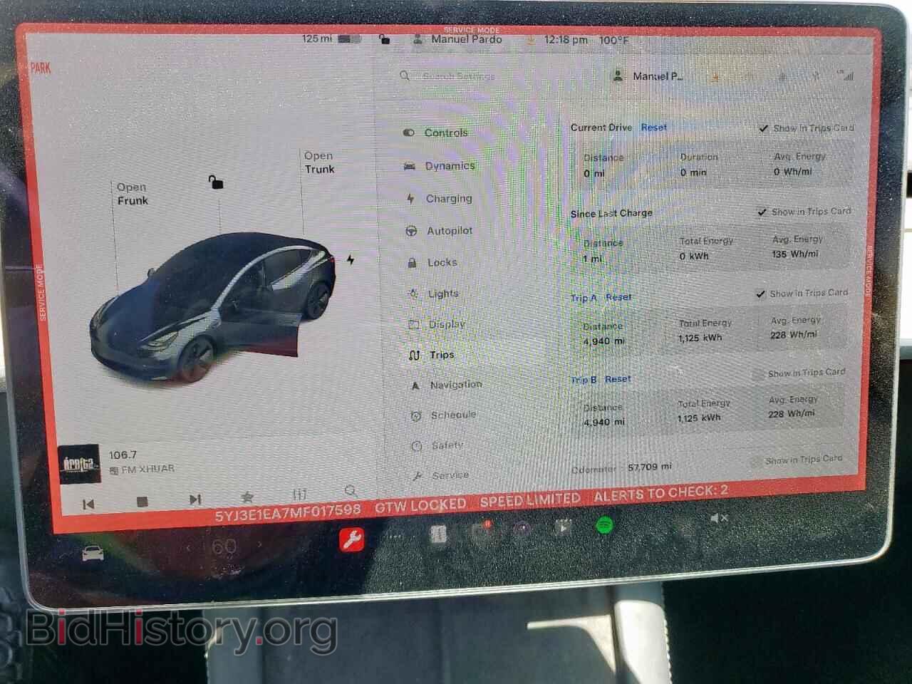 2021 TESLA MODEL 3 - VIN: 5YJ3E1EA7MF017598 - Фото 9
