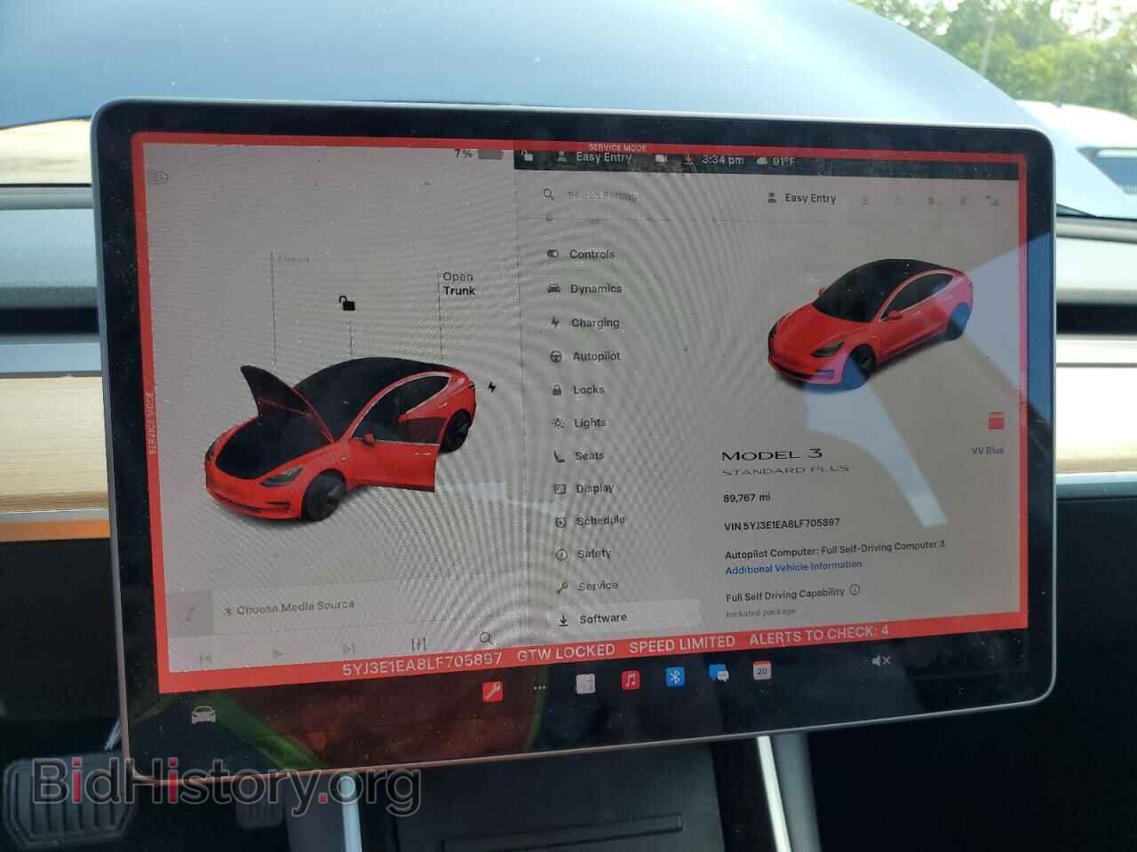 2020 TESLA MODEL 3 - VIN: 5YJ3E1EA8LF705897 - Фото 9