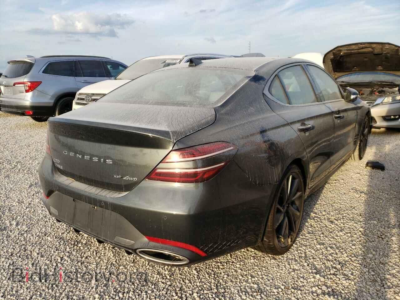 2023 GENESIS G70 BASE - VIN: KMTG54TE2PU106520 - Фото 4