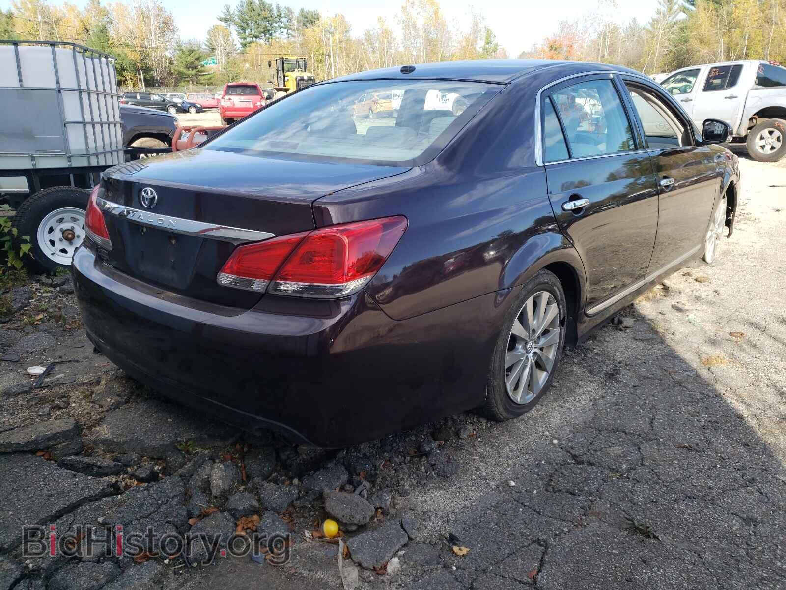 2011 TOYOTA AVALON - VIN: 4T1BK3DB0BU432840 - Фото 4
