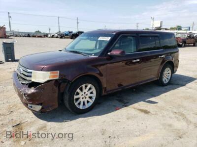 2011 Ford FLEX SEL, burgundy — VIN 2FMGK5CC6BBD26118, Copart