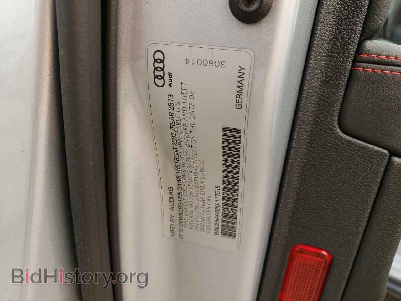 2019 AUDI A4 - VIN: WAUENAF48KA117519 - Фото 12