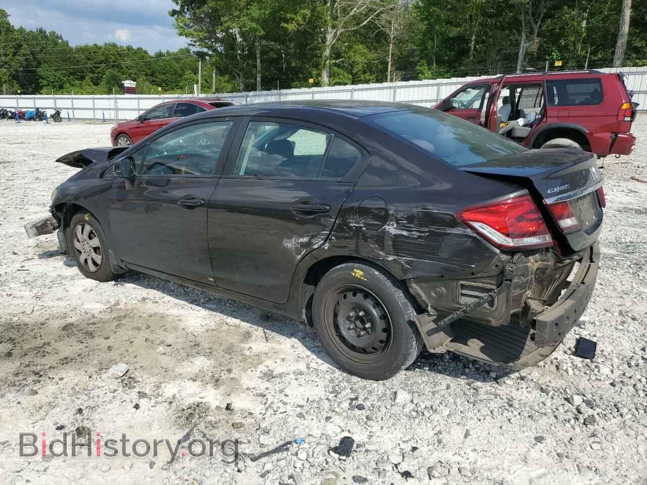 2013 HONDA CIVIC - VIN: 2HGFB2F57DH537132 - Фото 2