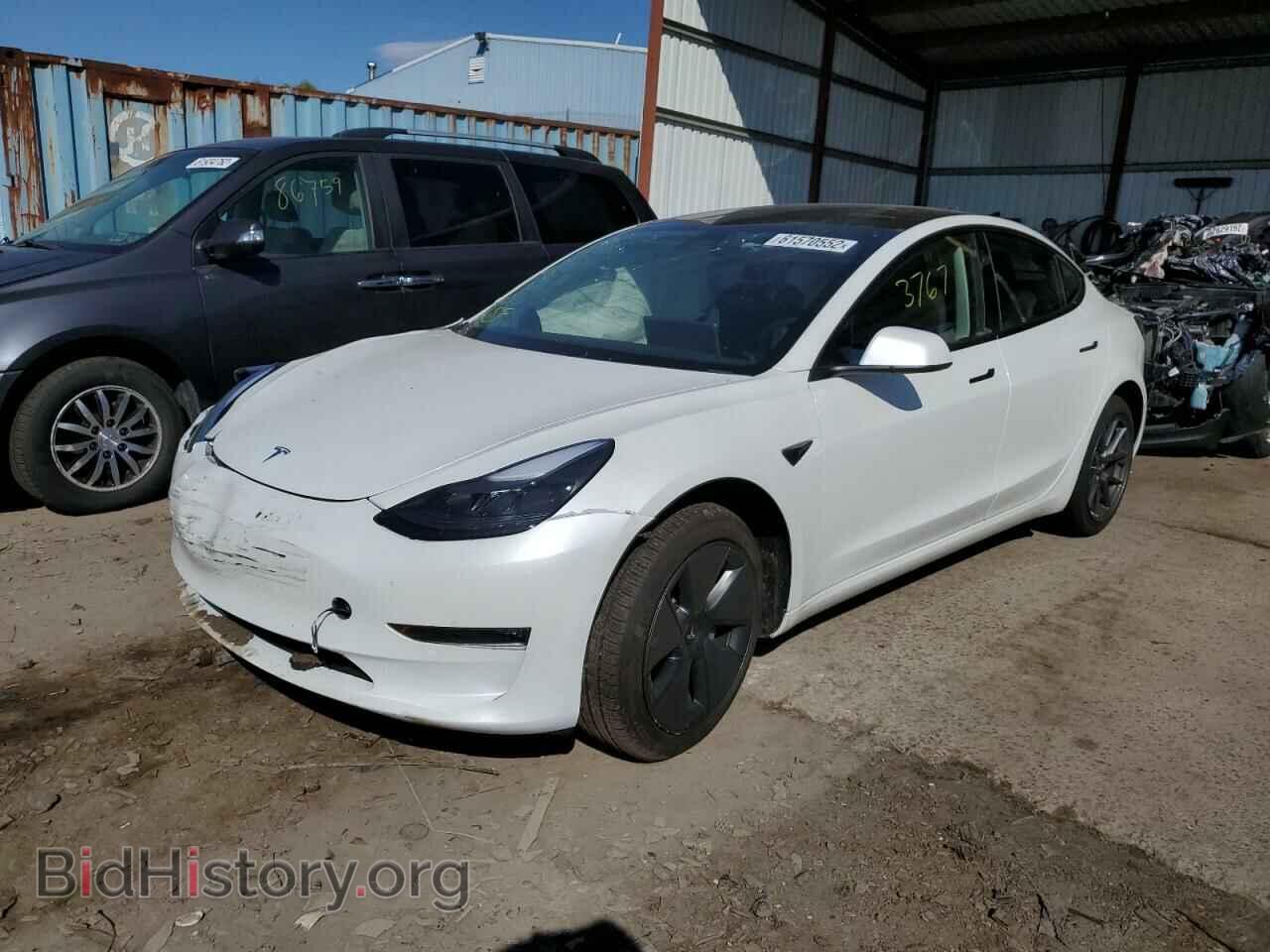 2022 TESLA MODEL 3 - VIN: 5YJ3E1EB5NF274821 - Фото 2