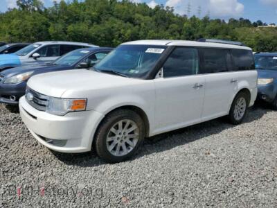 2012 Ford FLEX Flex SEL, white — VIN 2FMHK6CC1CBD00750, Copart