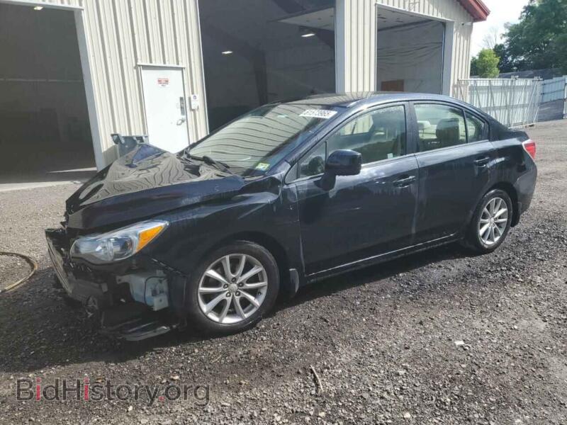 2012 Subaru IMPREZA Premium (VIN JF1GJAC62CH027990) — фото 1 из 15, Copart, повреждение: передняя часть