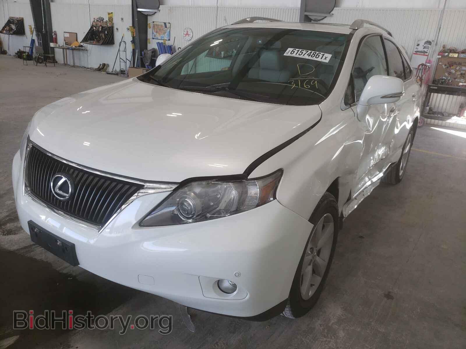 2010 LEXUS RX350 - VIN: 2T2BK1BA2AC013169 - Фото 2