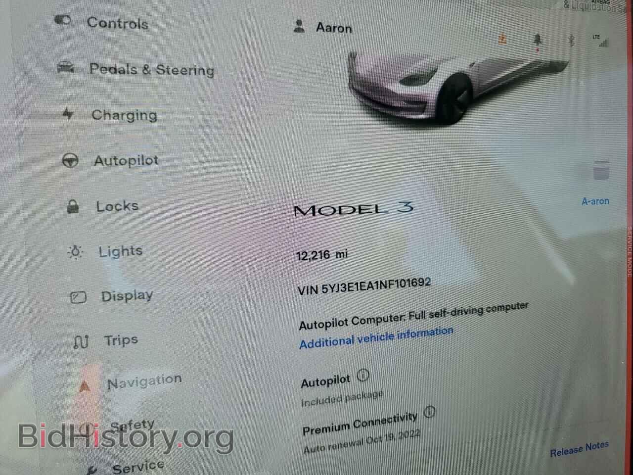 2022 TESLA MODEL 3 - VIN: 5YJ3E1EA1NF101692 - Photo 8